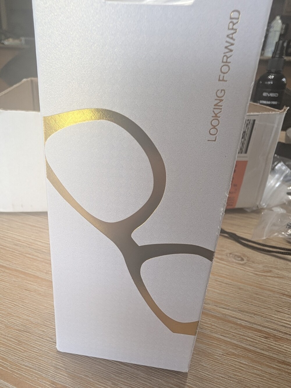 3 Prescription Free Gold Rimmed Trendy Stylish Glasses - Picture 14 of 14